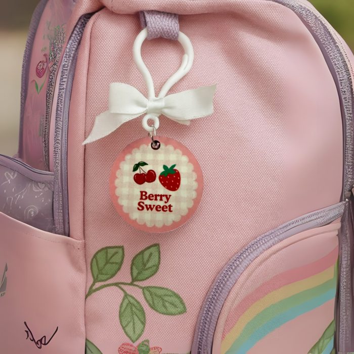 Berry Sweet Gift or Party Favor Bag – Cherry Theme – Includes Kids Car Coaster - Image 4