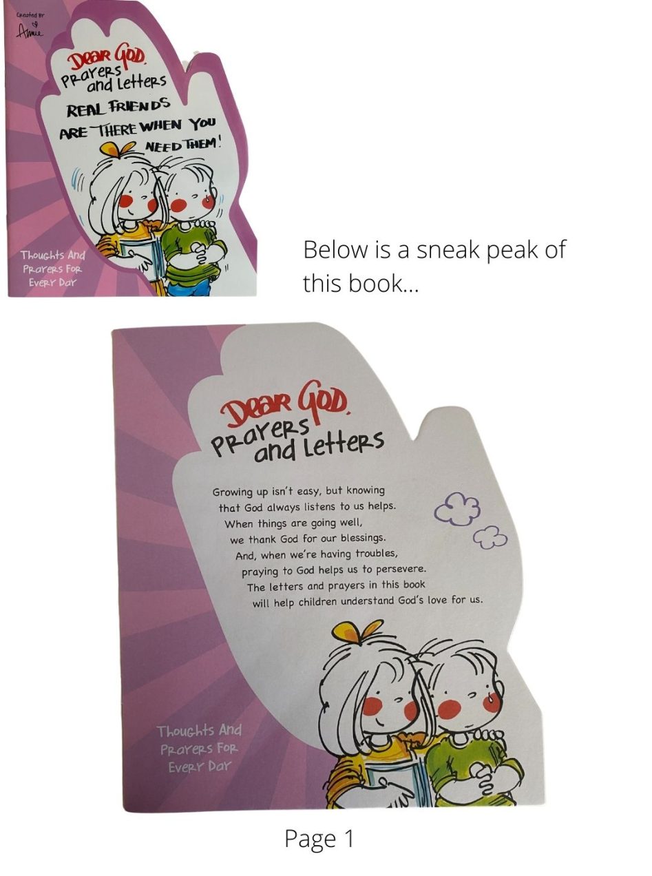 Set of 4 My Little Book of Dear God Letter Books- All Individual Stories - Image 6